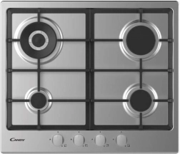 Plinska kuhalna plošča z litoželeznimi rešetkami in dvojnim gorilnikom 4 kW