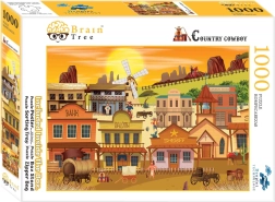 Sestavljanka BRAIN TREE – zahodno mesteca, 1000 koščkov