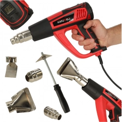 Električna vroča pištola KAFUWELL 1850W z regulacijo temperature