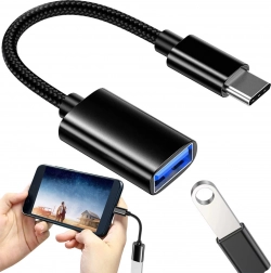 USB-C na USB-A 3.0 OTG adapter s opletenim kablom