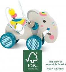 small foot lesen slon na kolescih jungle