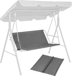 Vrtna gugalnica 120 x 93 cm siva MultiGarden