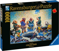 Ravensburger sestavljanka Ledni ribolov 1000 kosov