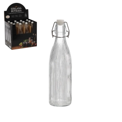 Okrogla steklenica 550 ml z mehanskim zapiranjem