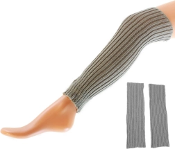 Bq14e grelne gamaše sive