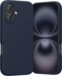 Silikonski etui Vention za iPhone 16 z MagSafe, moder