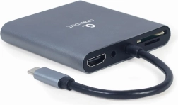 USB‑C hub 6v1 s HDMI, VGA, USB 3.0, čitalnikom kartic, avdio in Power Delivery