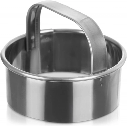 Nerjavno jeklen rezalnik za piškote, pirohe in krofe 6 cm