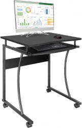 Mobilna računalniška miza z izvlečnim polico