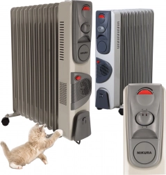 Oljni električni grelec NIKURA 11 reber