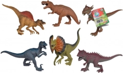 Gumijasti dinozaver 17–22 cm, set 6 vrst
