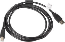 USB 2.0 AM-BM 1,8 m feritni kabel črn