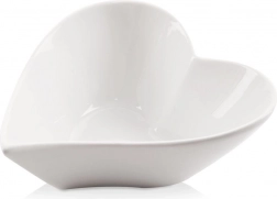 Porcelanasta skodelica v obliki srca 13 × 11 cm, 180 ml