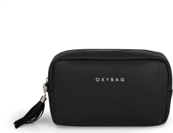 Kozmetična torbica Emily iz usnja črna