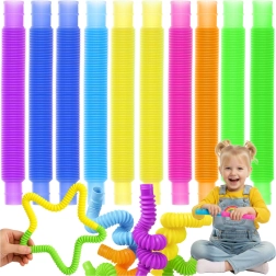 Kruzzel sensory pop tubes Montessori anti-stress - set of 10 pieces