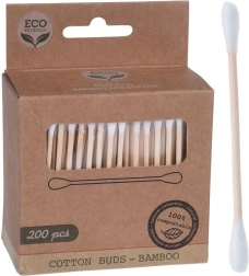 Bambusove kozmetične palčke, biorazgradljive, 200 kos