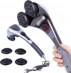 Dvojni vibracijski masažni pripomoček z infrardečo svetlobo proti celulitu