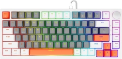 Magnetna igralna tipkovnica astral white s stikali outemu white jade, rgb in pbt kapicami tipk
