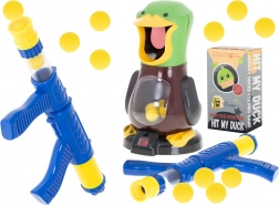 Lačna raca – strelska igra s pištolo in penastimi kroglicami