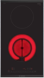 Steklokeramična kuhalna plošča Domino z DirectSelect in PowerBoost