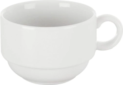 White porcelain mug MONA 180 ml