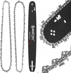 Komplet za verižno žago 18" – vodilna letva in 2 verigi 0,325"