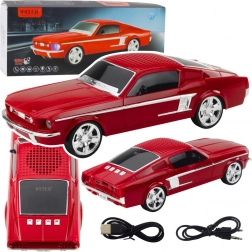 Brezžični zvočnik WSTER v obliki avtomobila z LED lučmi