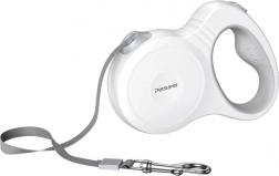 Avtomatski samonavijalni povodec za pse Petsuper 5 m bel