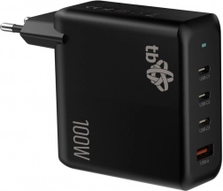 Polnilec 3x USB C + USB A Power Delivery črna 100 W