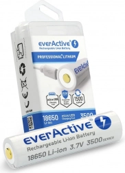Akumulator EverActive 18650 z micro USB 3500 mAh