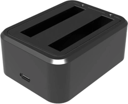 USB polnilnik z dvojnim ležiščem PULUZ za Insta360 X3