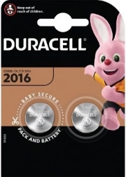 DURACELL litijeva gumbna baterija CR2016 3V – pakiranje 2 kos