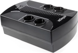 Zasilni napajalnik UPS 850 VA line-interactive, 4× Schuko, LED