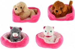 Plišasta živalica v gnezdecu (22 × 24 cm)