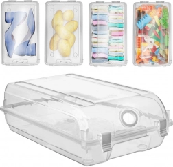 Zaprt prozoren škatlast za čevlje 33 × 19 × 10 cm