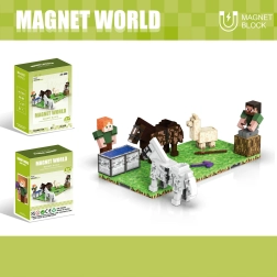 Gradbeni set Magnet World Poštne postaje