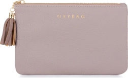 Kozmetična torbica Day iz prave kože v barvi moka