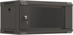 Viseča rack omarica 4U 19" Lanberg WF03, črna, zastekljena vrata