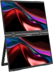 Dvojni prenosni zaslon na dotik 2× 15,6" Full HD 60 Hz