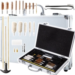 Komplet za čiščenje orožja v kovčku, 24 delov