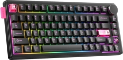 Mehanska igralna tipkovnica onikuma mt706, brezžična in žična, rgb, črna