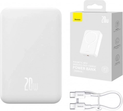 Powerbank Baseus Magnetic Mini 20000mAh bela