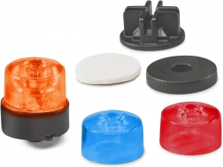 Bruder rotacijski svetilnik z večbarvnimi pokrovi