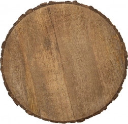 Lesena deska in servirni pladenj iz manga 39 cm