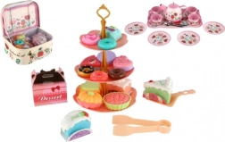 Otroški kovinski čajni set v kovčku