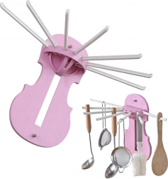 Zložljivi stenski obešalnik za brisače in posodo