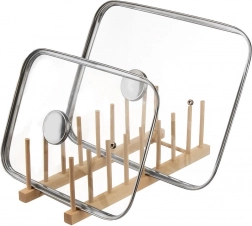 Lesen stojalo za pokrove in krožnike 35,5 × 13,5 × 11 cm