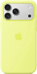 Silikonski ovitek z MagSafe za iPhone 17 Pro Max – neonsko rumen