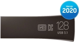 USB-ključ BAR Plus 128 GB, USB 3.1, titansko siva