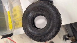 Sunwaal voziček GC1 GC2 – pnevmatika z zračnico